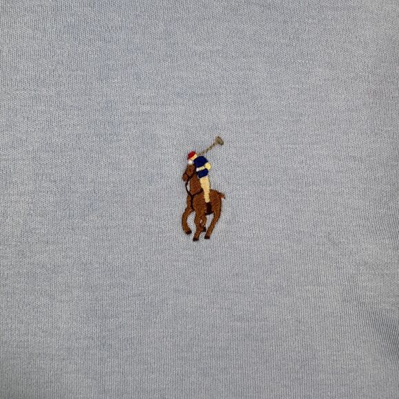 Polo Ralph Lauren T Shirt Mens 2XLT Blue Flesh Pony Crewneck Casual Summer - Picture 5 of 8